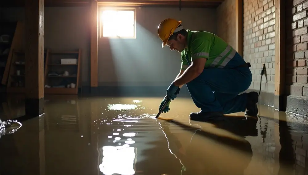 Professional water damage restoration services in Palms, MI